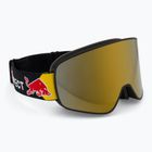 Gogle narciarskie Red Bull SPECT Rush black/gold snow - orange with gold mirror