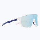Okulary przeciwsłoneczne Red Bull SPECT Kraft white/smoke with blue mirror