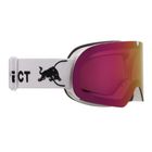 Gogle narciarskie Red Bull SPECT Rush matt white/red with pink purple mirror