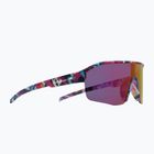 Okulary przeciwsłoneczne Red Bull SPECT Dundee matt blue-pink pattern/smoke pink-yellow mirror