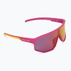 Okulary przeciwsłoneczne Red Bull SPECT Dash neon pink/smoke with pink-yellow mirror