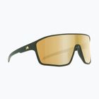 Okulary przeciwsłoneczne Red Bull SPECT Daft matt metallic olive/ brown with gold mirror