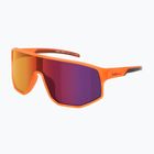 Okulary przeciwsłoneczne Red Bull SPECT Dash matt clear neon-orange/smoke with red-purple mirr