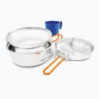 Zestaw naczyń turystycznych GSI Outdoors Stainless Mess stainless