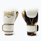 Rękawice bokserskie Everlast Powerlock 2 white/gold