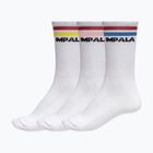 Skarpety damskie IMPALA Stripe 3 pary white