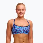Góra od stroju kąpielowego Funkita Sports Top blue bits