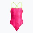 Strój pływacki jednoczęściowy damski Funkita Strapped In One Piece pink proton