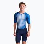 Kombinezon triathlonowy męski 2XU Aero Sleeved midnight/white