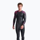 Pianka triathlonowa męska 2XU Propel PRO 3 mm black/punk pink