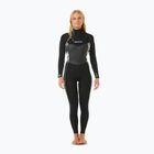 Pianka do pływania damska Rip Curl Dawn Patrol 3/2 mm Chest Zip black/black/multi