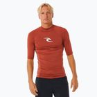 Koszulka do pływania męska Rip Curl Waves Upf Perf S/S red