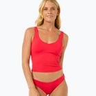 Góra od stroju kąpielowego Rip Curl Premium Surf Tankini hibiscus red