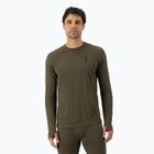 Bluza termoaktywna męska Mons Royale Cascade Merino Base Layer dark olive