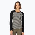 Longsleeve termoaktywny damski Mons Royale Icon Raglan mr stripe/black