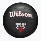 Piłka do koszykówki dziecięca Wilson NBA Team Tribute Mini Chicago Bulls black rozmiar 3
