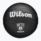 Piłka do koszykówki dziecięca Wilson NBA Team Tribute Mini Brooklyn Nets black rozmiar 3