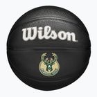 Piłka do koszykówki dziecięca Wilson NBA Team Tribute Mini Milwaukee Bucks black rozmiar 3