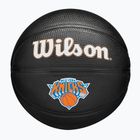 Piłka do koszykówki dziecięca Wilson NBA Team Tribute Mini New York Knicks black rozmiar 3