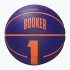 Piłka do koszykówki dziecięca Wilson NBA Player Icon Mini Booker navy rozmiar 3