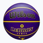 Piłka do koszykówki Wilson NBA Player Icon Outdoor Lebron blue rozmiar 7
