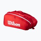 Torba tenisowa Wilson Super Tour Red 15PK red