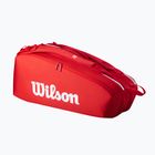 Torba tenisowa Wilson Super Tour Red 6PK red