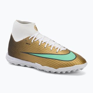 Buty piłkarskie męskie Nike Mercurial Superfly 11 Academy "Kylian Mbappé" TF metallic gold/green glow Buty piłkarskie męskie Nike Mercurial Superfly 11 Academy "Kylian Mbappé" TF metallic gold/green glow