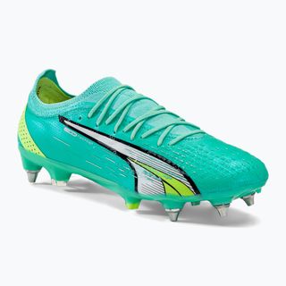Buty piłkarskie męskie PUMA Ultra Ultimate MXSG electric peppermint/puma white/fast yellow Buty piłkarskie męskie PUMA Ultra Ultimate MXSG electric peppermint/puma white/fast yellow