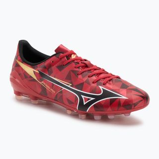 Buty do piłki nożnej Mizuno Alpha II Select AG morelia 40th red/black/gold Buty do piłki nożnej Mizuno Alpha II Select AG morelia 40th red/black/gold