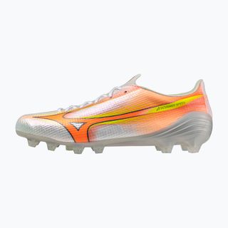 Buty piłkarskie Mizuno Alpha III Japan FG white/lava orange/evening primrose Buty piłkarskie Mizuno Alpha III Japan FG white/lava orange/evening primrose