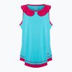 Koszulka tenisowa dziecięca Wilson Competition Tank II Jr scuba blue/love potion