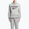 Bluza męska Reebok Identity Big Logo Fleece Hoodie medium grey heater/vector navy/vector red