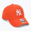Czapka z daszkiem 47 Brand MLB New York Yankees MVP vibrant orange
