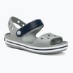 Sandały dziecięce Crocs Crocband Sandal Kids light grey/navy