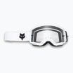 Gogle rowerowe Fox Racing Main Core white/clear