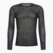 Longsleeve termoaktywny męski Smartwool Intraknit Merino 200 Crew black/white