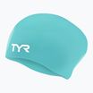 Czepek pływacki TYR Long Hair Wrinkle Free Silicone turquoise