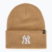 Czapka zimowa 47 Brand MLB New York Yankees Haymaker khaki