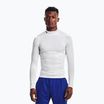 Longsleeve treningowy męski Under Armour HG Armour Comp Mock white/black