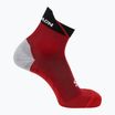 Skarpety do biegania Salomon Speedcross Ankle red dahlia/black/poppy