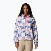 Bluza polarowa damska Columbia Helvetia II Printed Cropped Half Snap sea salt/pasteled multi