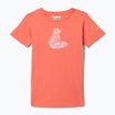 Koszulka trekkingowa dziecięca Columbia Mission Lake Graphic hot coral/foxy swirl