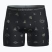 Bokserki termoaktywne icebreaker Merino150 Anatomica Boxers Explore More black/aop