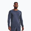 Longsleeve treningowy męski Under Armour Armourprint downpour gray/black