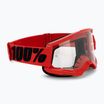 Gogle rowerowe 100% Strata 2 red/clear