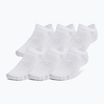 Skarpety Under Armour Essential No Show 6 Pack white/white/halo gray