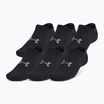 Skarpety Under Armour Essential No Show 6 Pack black/black/castlerock