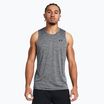 Koszulka treningowa męska Under Armour Tech Tank castlerock/black