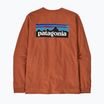 Longsleeve męski Patagonia P-6 Logo Responsibili redtail rust